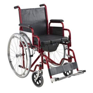 ALK681 Folding commode wheelchair