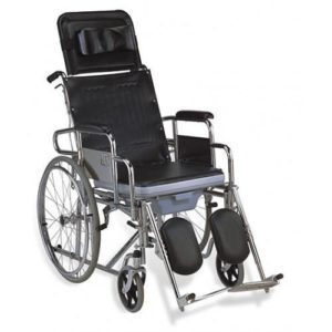 ALK605GC  High back commode wheel chair